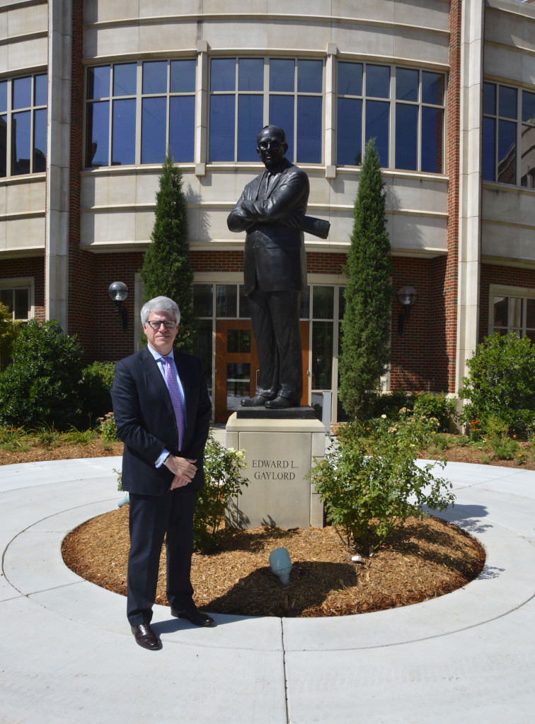 Ed Kelley is the new dean of the Gaylord College of Journalism and Mass Communication at the University of Oklahoma. PHOTO BY: Janki Patel